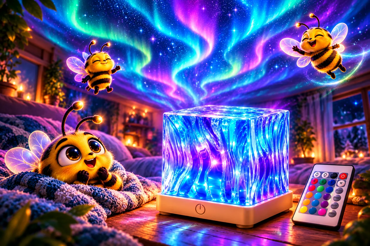 🌌 BRING THE NORTHERN LIGHTS HOME! ✨ Win a Magical Aurora Projector for JUST 1P!