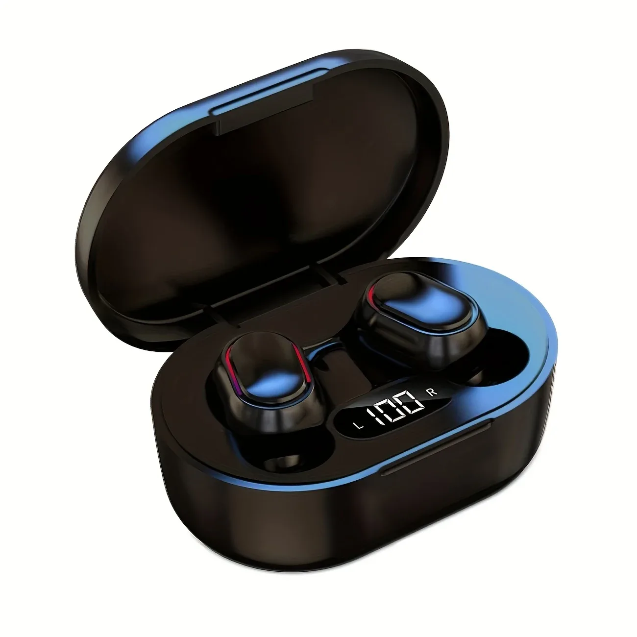 Wireless Earbuds with LED Display / Touch Controls