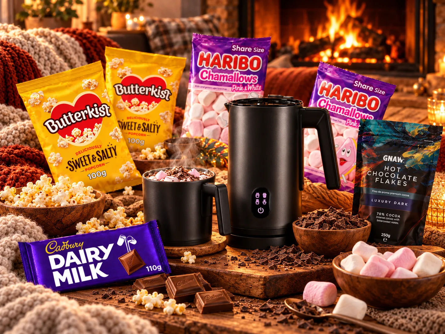 🔥 The Ultimate Cozy Night In! 🍫☕ Hot Chocolate Heaven & Movie Night Treats!