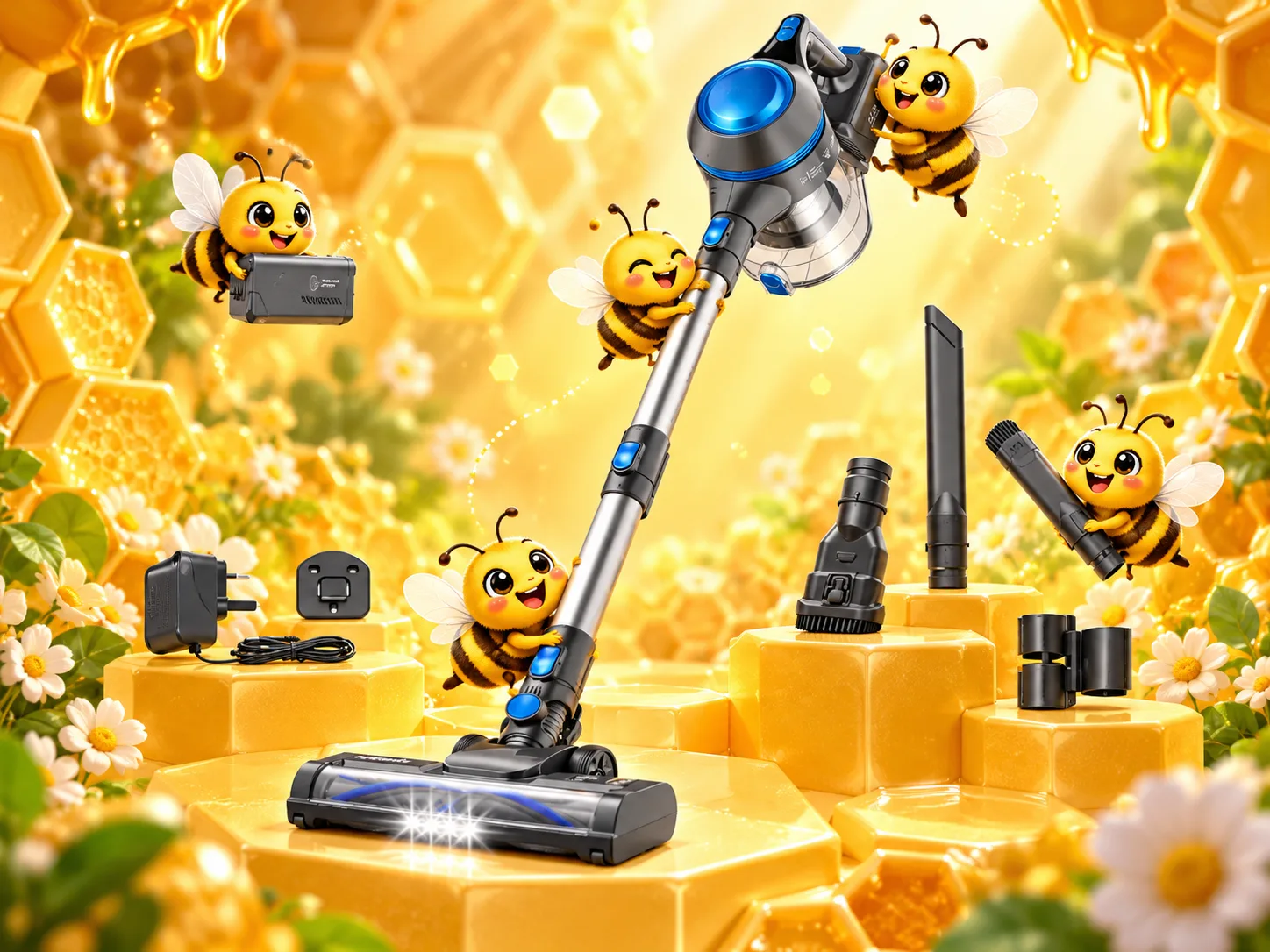 DUST BUSTERS! 🐝 Win a 3-in-1 Cordless Hoover! prize draw