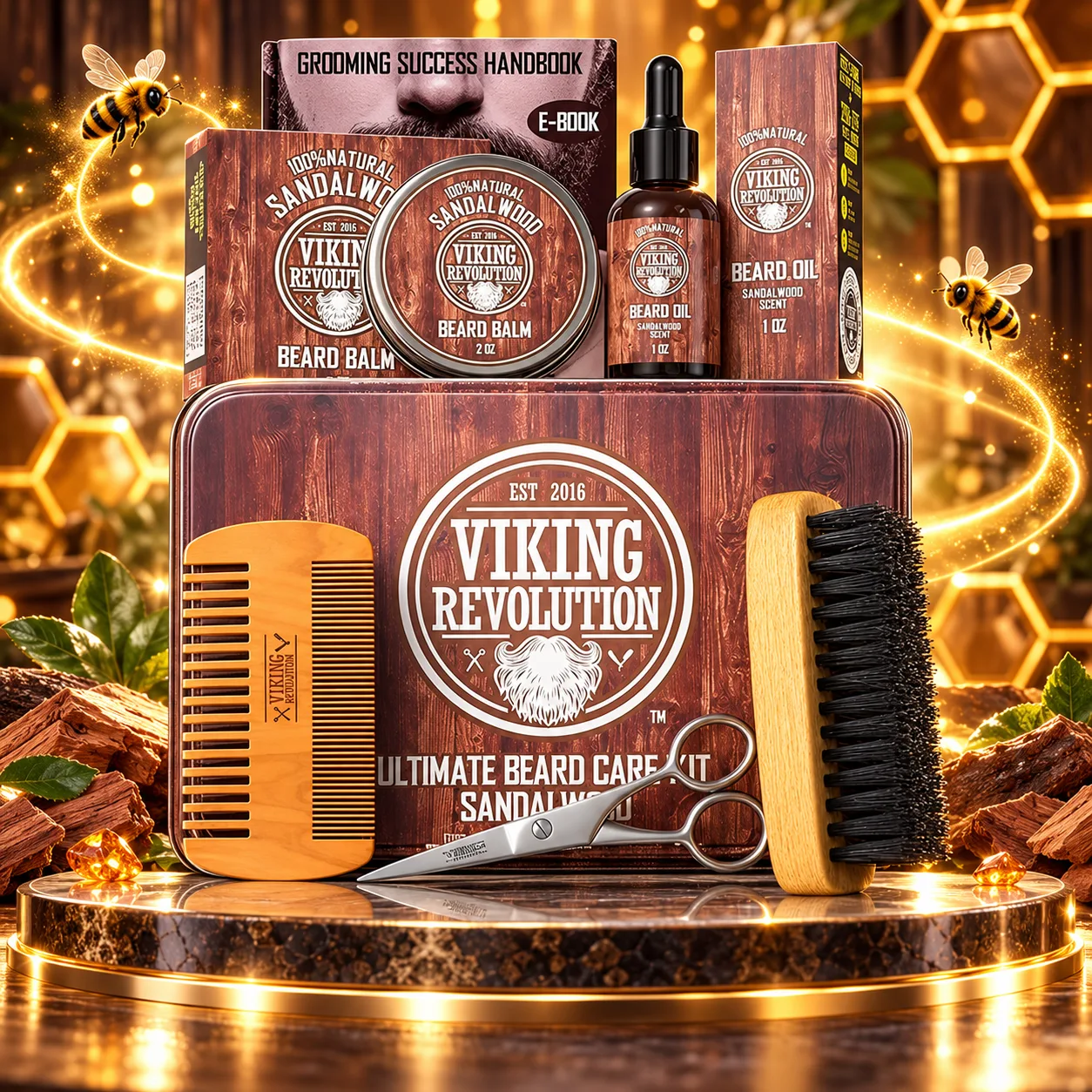 Viking Revolution Ultimate Beard Grooming Kit prize